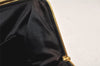 Authentic GUCCI Vintage Micro GG Satin Clutch Hand Bag Purse Black Junk 5519K