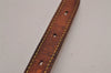 Authentic Louis Vuitton Leather Shoulder Strap Beige 37.4-44.5" LV Junk 5520J