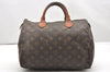 Authentic Louis Vuitton Monogram Speedy 30 Hand Boston Bag M41526 LV Junk 5520K