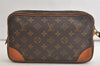 Authentic Louis Vuitton Monogram Marly Dragonne GM M51825 Clutch Hand Bag 5521K