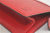 Authentic Louis Vuitton Epi Trousse Crete Clutch Bag Red LV Junk 5522K