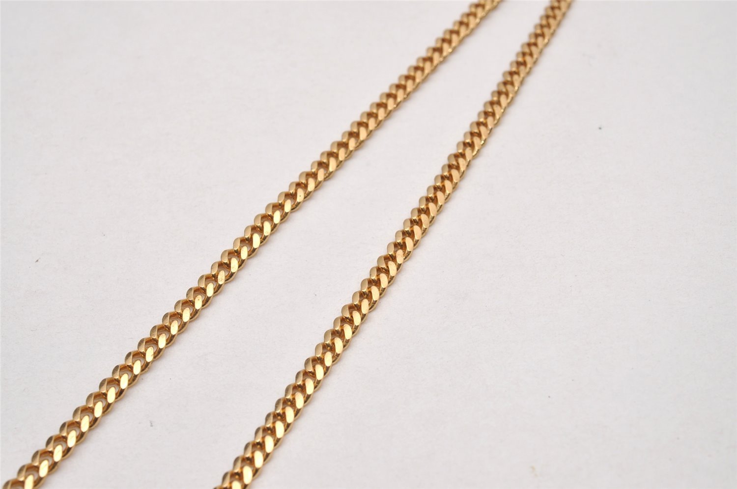 Authentic Christian Dior Gold Tone Chain Pendant Necklace CD 5523I