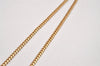 Authentic Christian Dior Gold Tone Chain Pendant Necklace CD 5523I