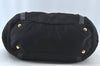 Authentic PRADA Nylon Tessuto Leather 2Way Hand Tote Hand Bag Black 5523J