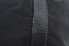 Authentic PRADA Nylon Tessuto Leather 2Way Hand Tote Hand Bag Black 5523J