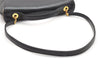 Authentic Christian Dior 2Way Shoulder Hand Bag Purse Leather Black CD 5523K