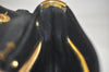 Authentic Christian Dior 2Way Shoulder Hand Bag Purse Leather Black CD 5523K
