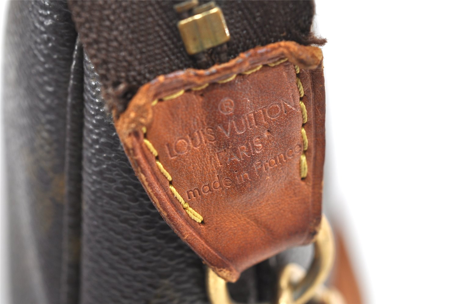 Authentic Louis Vuitton Monogram Pochette Accessoires Pouch M51980 Junk 5525K