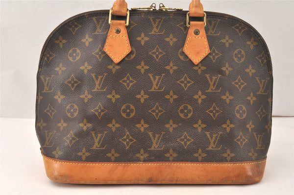 Authentic Louis Vuitton Monogram Alma Hand Bag Purse M51130 LV 5526K