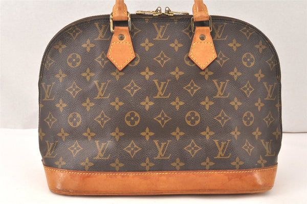Authentic Louis Vuitton Monogram Alma Hand Bag Purse M51130 LV 5526K