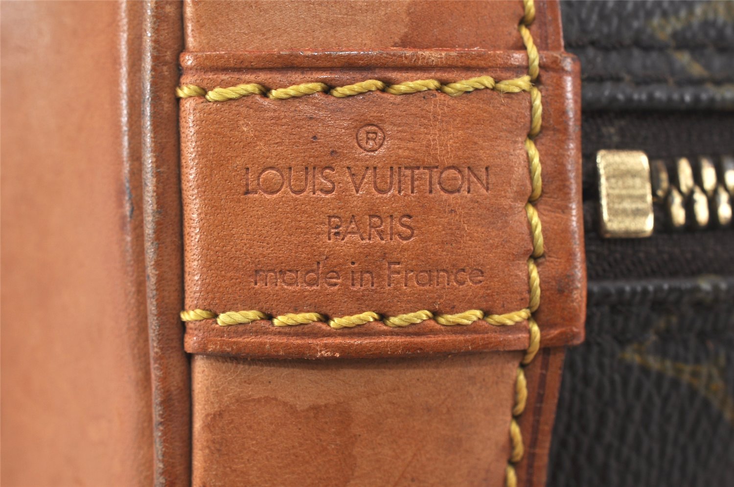 Authentic Louis Vuitton Monogram Alma Hand Bag Purse M51130 LV 5526K