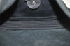 Authentic FENDI Mamma Baguette Shoulder Hand Bag Cotton Leather Gray 5528I