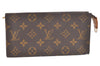 Authentic Louis Vuitton Monogram Pouch For Bucket GM LV Junk 5528K