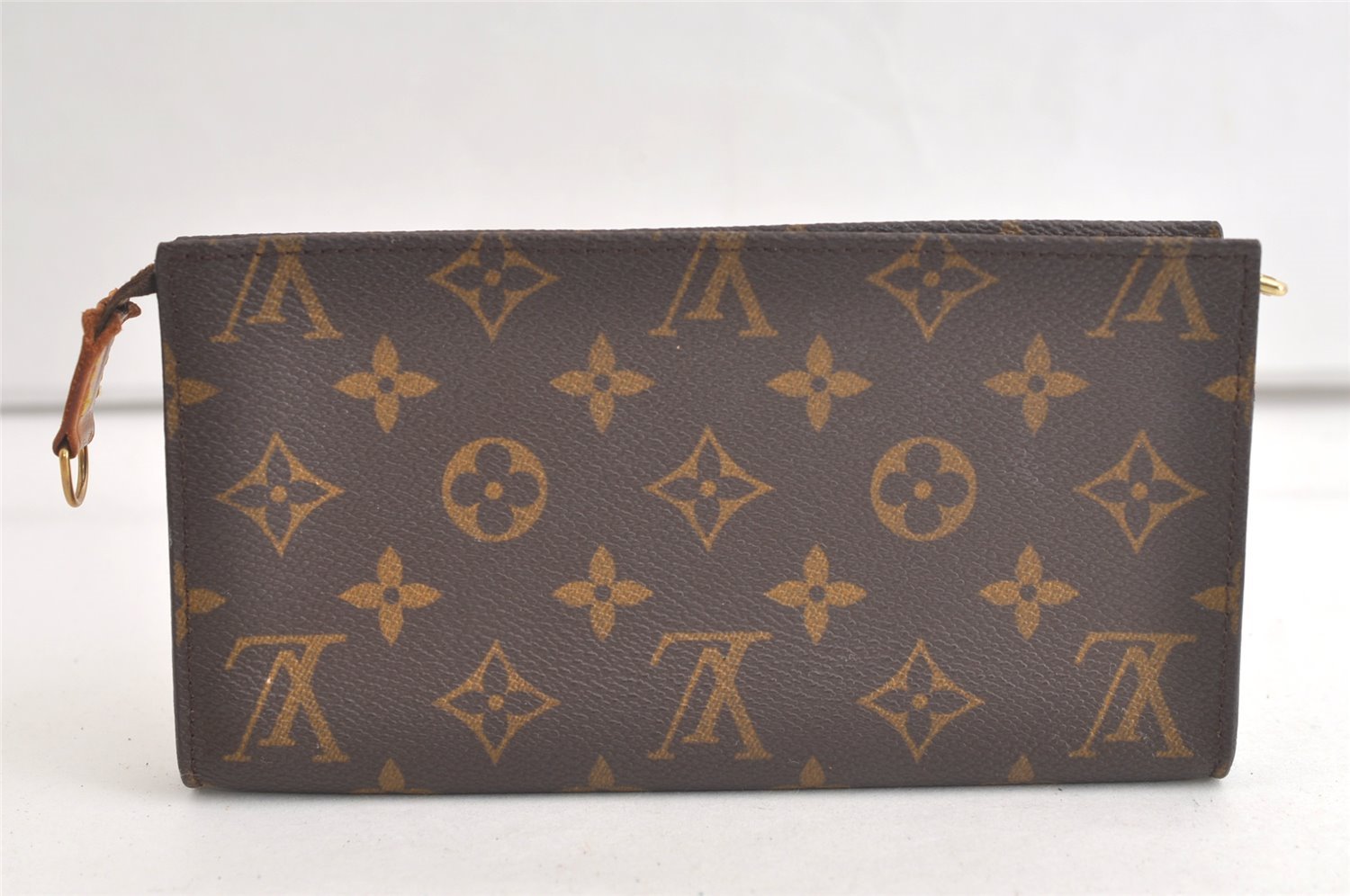 Authentic Louis Vuitton Monogram Pouch For Bucket GM LV Junk 5528K