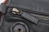 Authentic PRADA Vintage Leather Nappa Shoulder Bag Purse Black 5529I