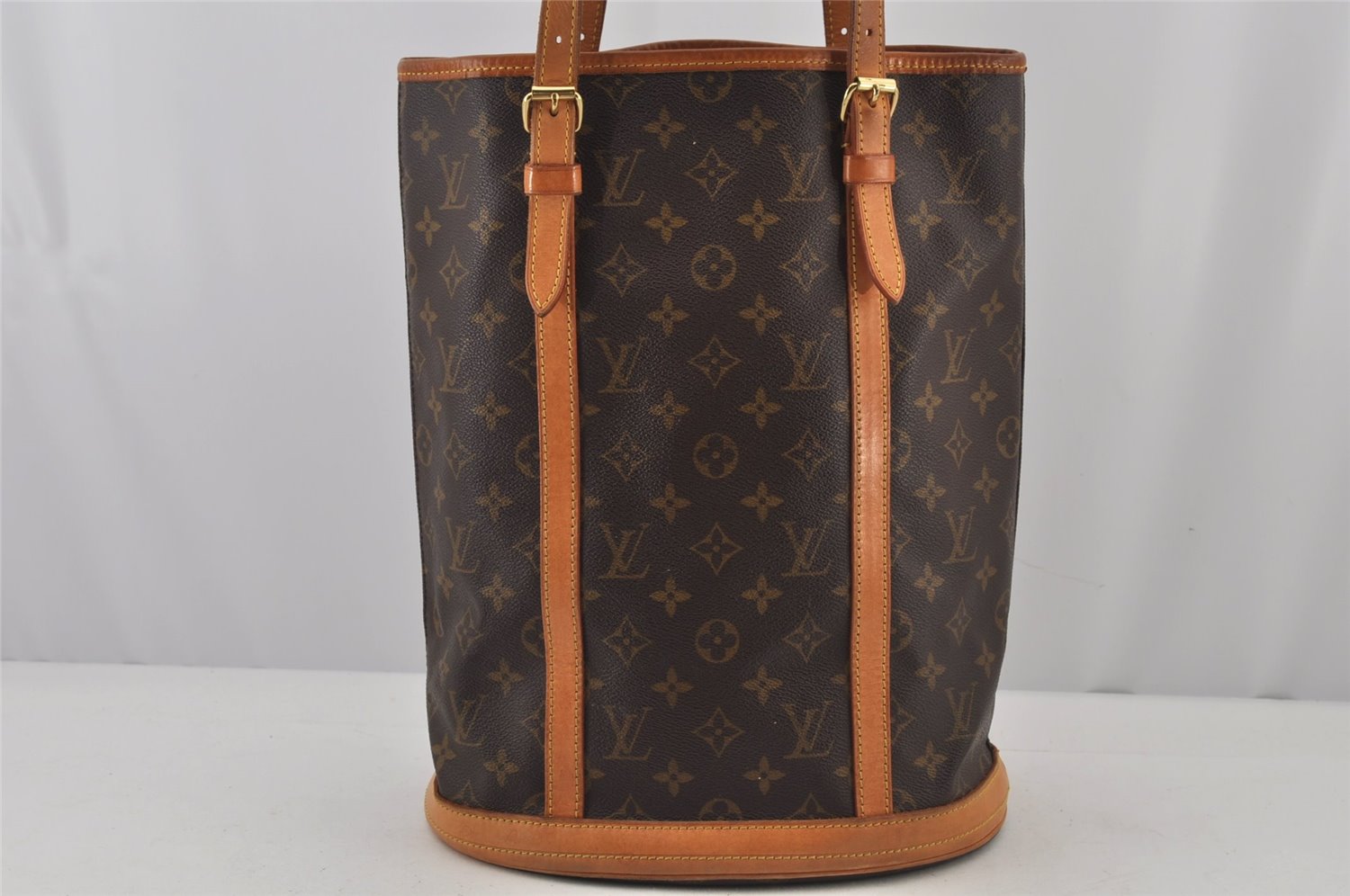 Authentic Louis Vuitton Monogram Bucket GM Shoulder Tote Bag M42236 LV 5530J