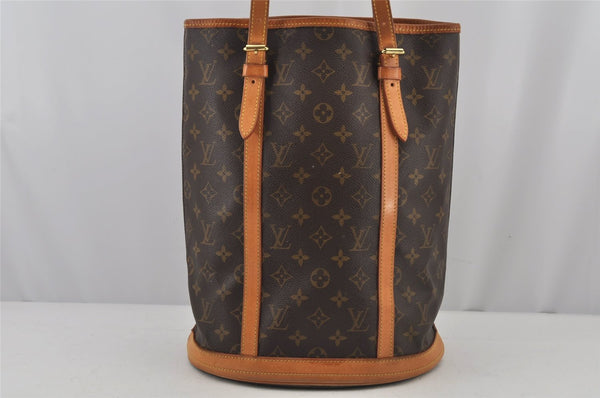 Authentic Louis Vuitton Monogram Bucket GM Shoulder Tote Bag M42236 LV 5530J