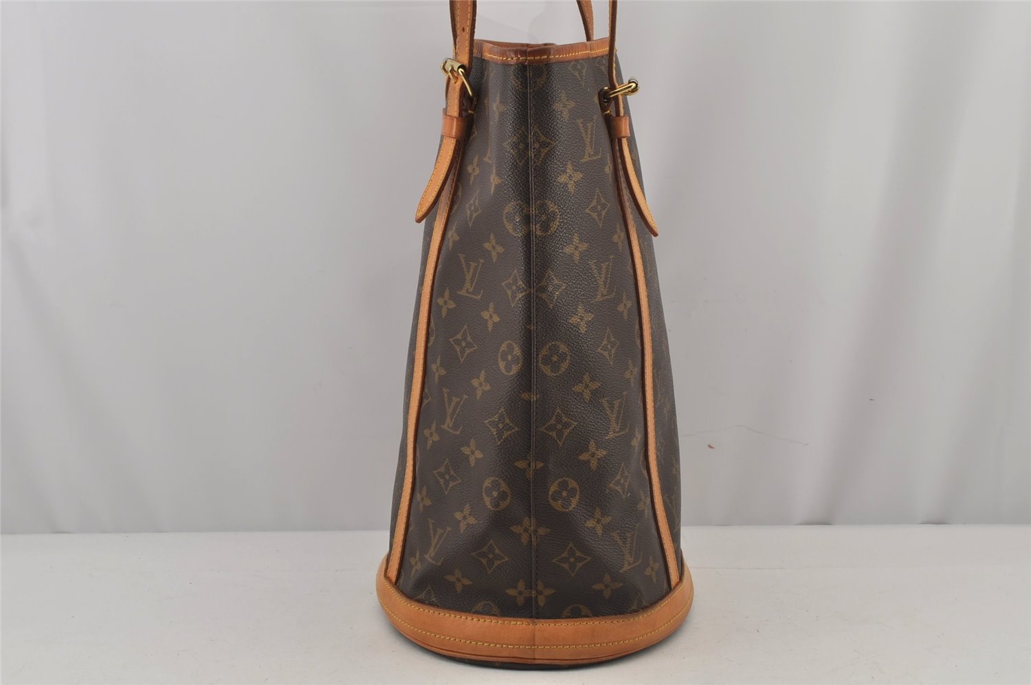 Authentic Louis Vuitton Monogram Bucket GM Shoulder Tote Bag M42236 LV 5530J