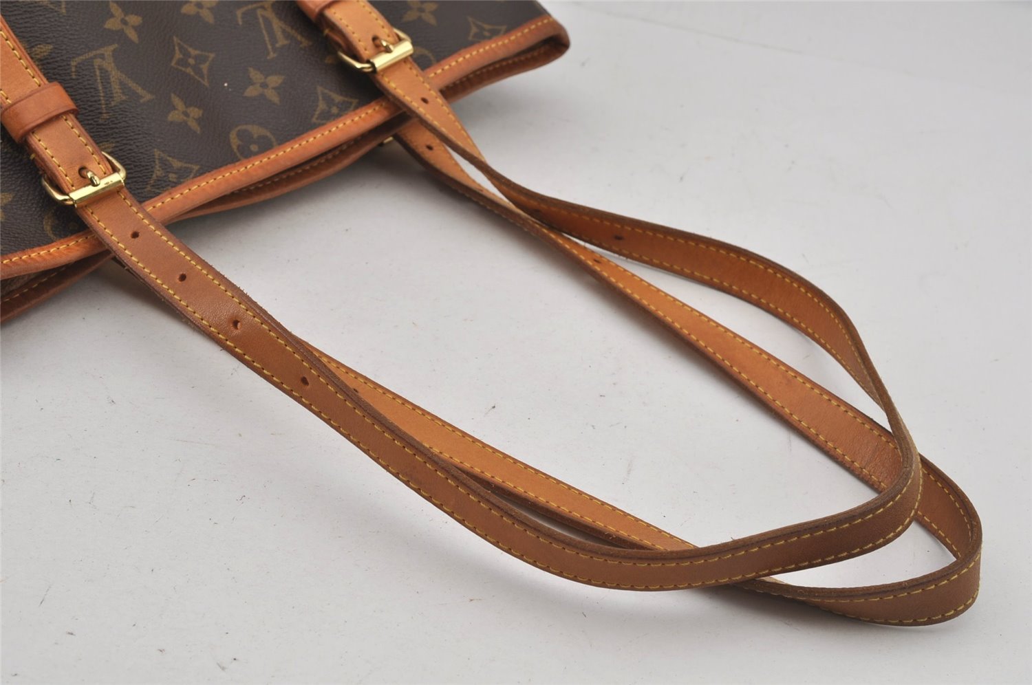 Authentic Louis Vuitton Monogram Bucket GM Shoulder Tote Bag M42236 LV 5530J