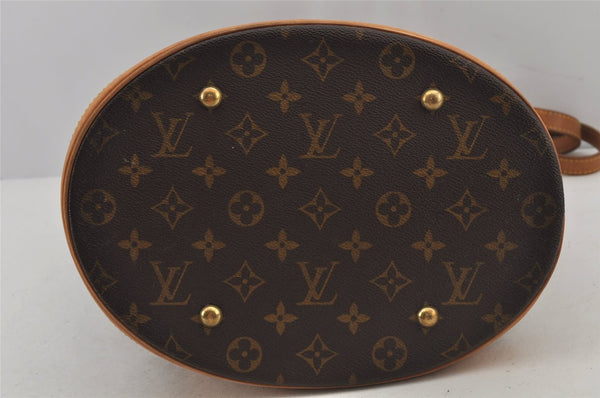 Authentic Louis Vuitton Monogram Bucket GM Shoulder Tote Bag M42236 LV 5530J