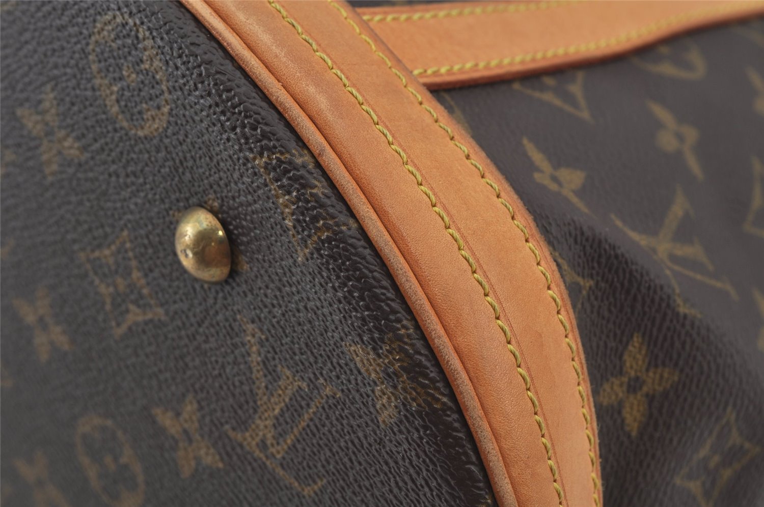 Authentic Louis Vuitton Monogram Bucket GM Shoulder Tote Bag M42236 LV 5530J