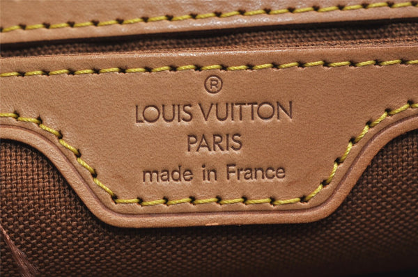 Authentic Louis Vuitton Monogram Montsouris GM Backpack M51135 LV 5531I