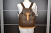 Authentic Louis Vuitton Monogram Montsouris GM Backpack M51135 LV 5531I