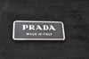 Authentic PRADA Vintage Nylon Tessuto Leather Business BriefCase Black 5532I