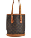 Authentic Louis Vuitton Monogram Bucket PM Shoulder Tote Bag M42238 LV 5532J
