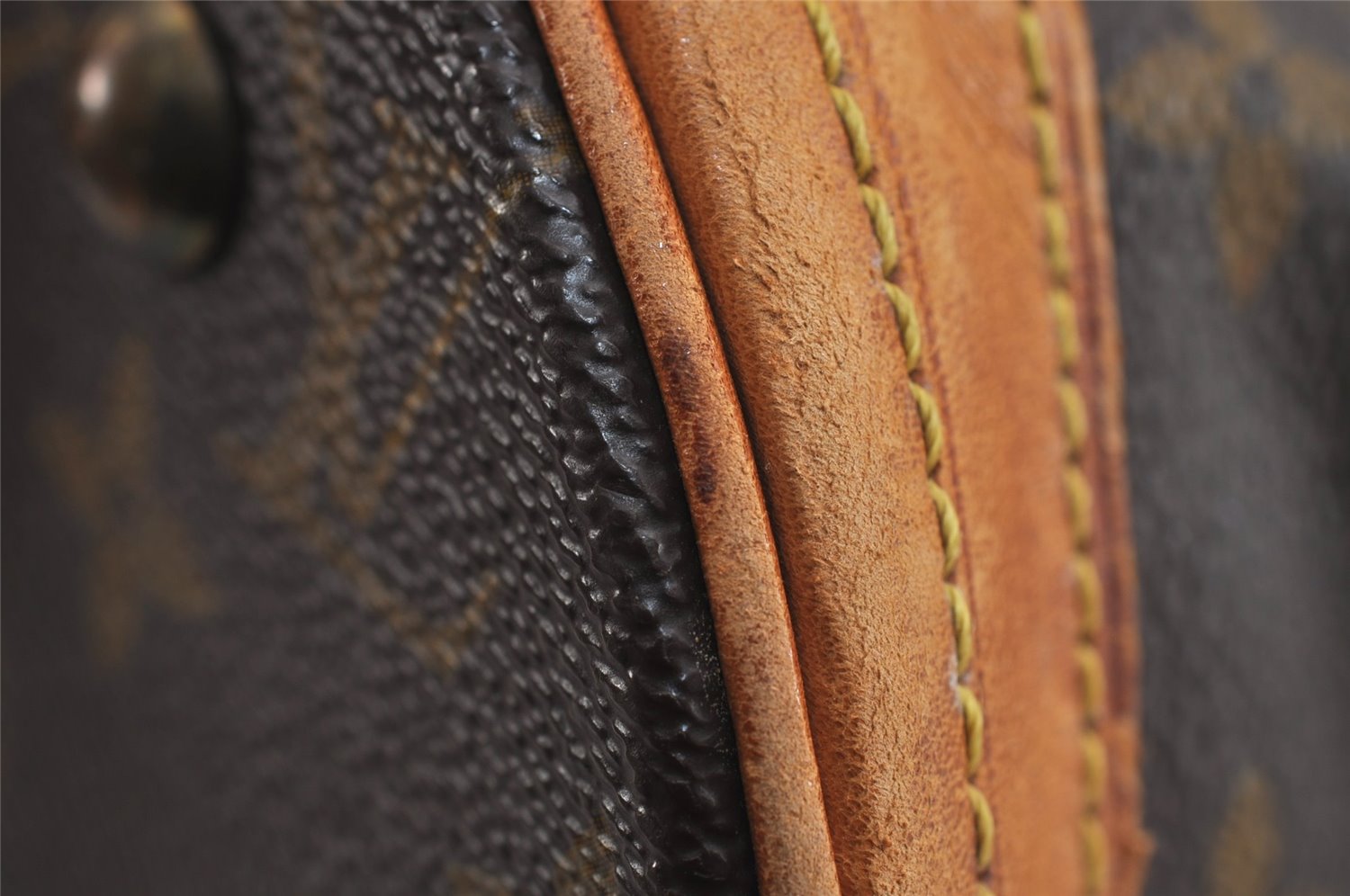 Authentic Louis Vuitton Monogram Bucket PM Shoulder Tote Bag M42238 LV 5532J