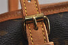 Authentic Louis Vuitton Monogram Bucket PM Shoulder Tote Bag M42238 LV 5532J