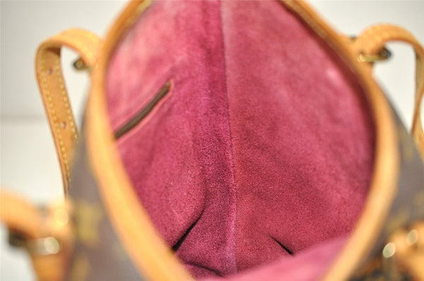 Authentic Louis Vuitton Monogram Bucket PM Shoulder Tote Bag M42238 LV 5532J