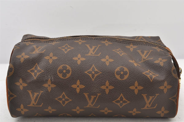 Authentic Louis Vuitton Monogram Trousse Patte Pression Pouch M47636 Junk 5532K