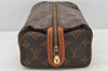 Authentic Louis Vuitton Monogram Trousse Patte Pression Pouch M47636 Junk 5532K