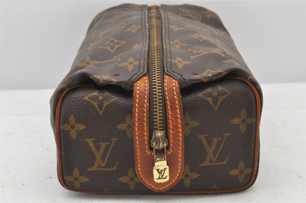 Authentic Louis Vuitton Monogram Trousse Patte Pression Pouch M47636 Junk 5532K