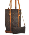 Authentic Louis Vuitton Monogram Bucket GM Shoulder Tote Bag M42236 Junk 5533J