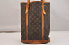Authentic Louis Vuitton Monogram Bucket GM Shoulder Tote Bag M42236 Junk 5533J