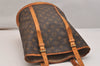 Authentic Louis Vuitton Monogram Bucket GM Shoulder Tote Bag M42236 Junk 5533J