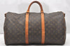 Authentic Louis Vuitton Monogram Keepall Bandouliere 50 M41416 Boston Bag 5535K