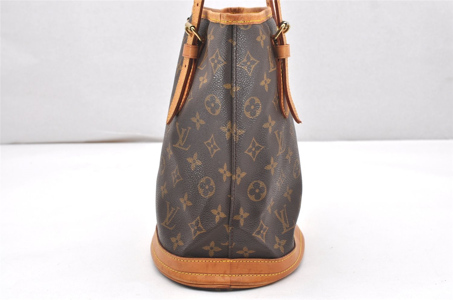 Authentic Louis Vuitton Monogram Bucket PM Shoulder Tote Bag M42238 LV 5536K