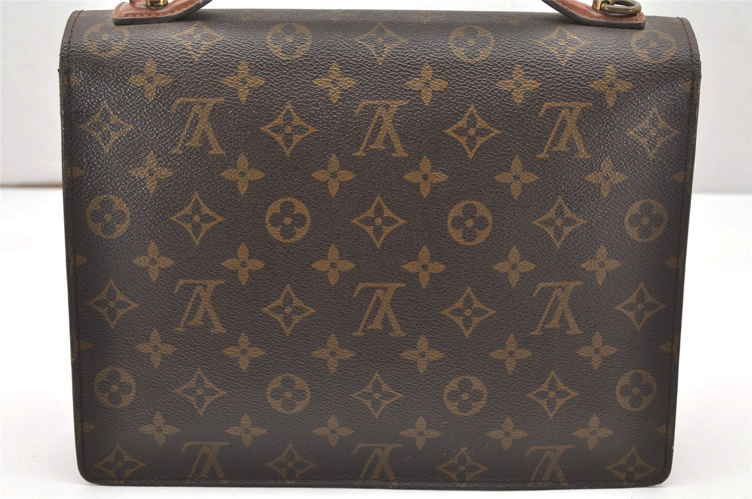 Authentic Louis Vuitton Monogram Monceau 2Way Shoulder Hand Bag M51185 LV 5538K