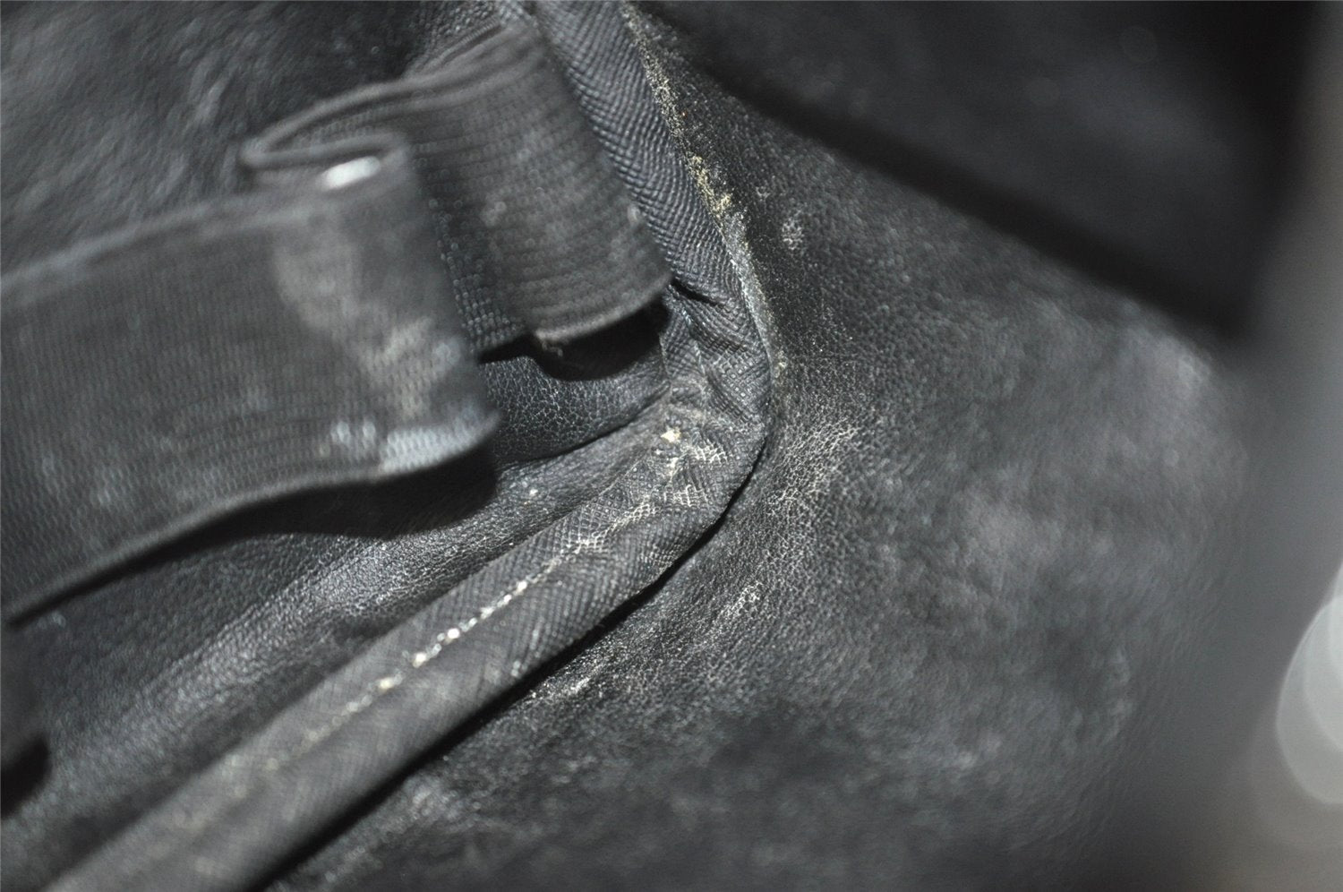 Authentic Louis Vuitton Damier Graphite Toiletry Hand Bag Pouch N47625 LV 5539I