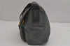 Authentic PRADA Nylon Tessuto Leather Shoulder Cross Body Bag Purse Green 5540J