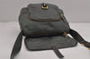 Authentic PRADA Nylon Tessuto Leather Shoulder Cross Body Bag Purse Green 5540J