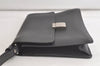 Authentic Louis Vuitton Taiga Selenga Clutch Hand Bag Black M30782 LV 5540K