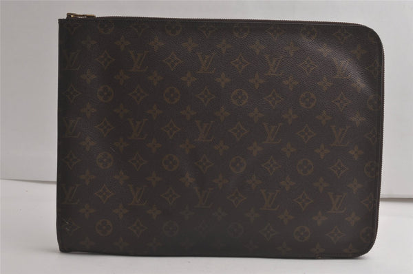 Authentic Louis Vuitton Monogram Poche Documents Document Case M53400 LV 5541K