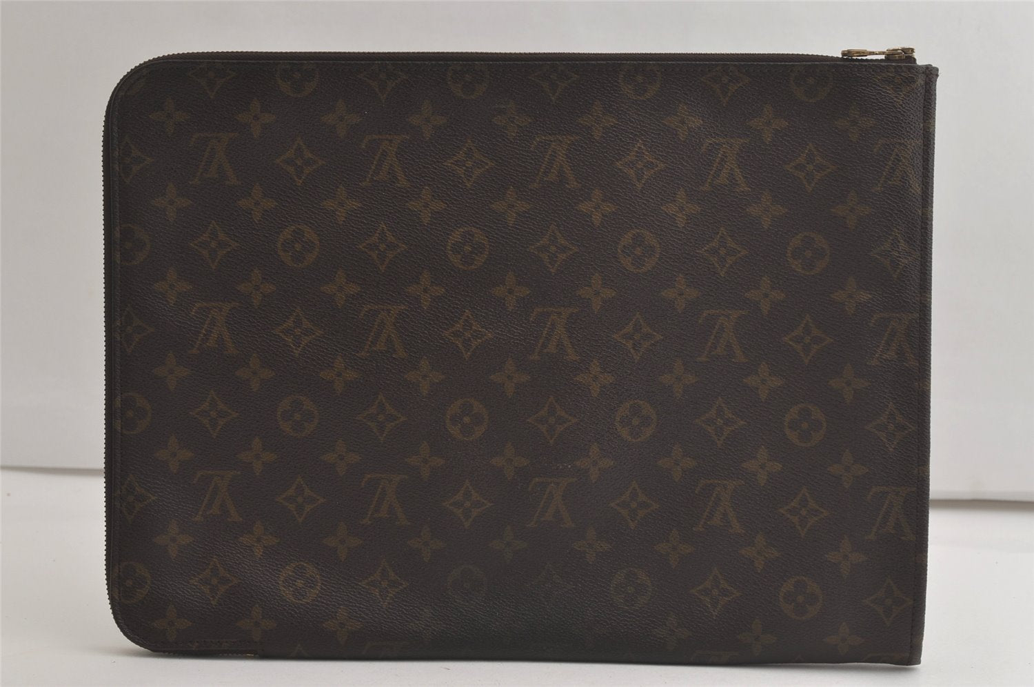 Authentic Louis Vuitton Monogram Poche Documents Document Case M53400 LV 5541K