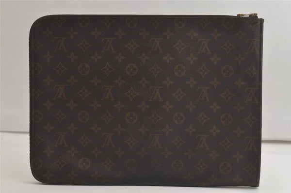 Authentic Louis Vuitton Monogram Poche Documents Document Case M53400 LV 5541K