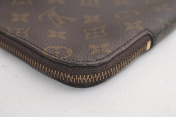 Authentic Louis Vuitton Monogram Poche Documents Document Case M53400 LV 5541K