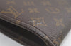 Authentic Louis Vuitton Monogram Poche Documents Document Case M53400 LV 5541K